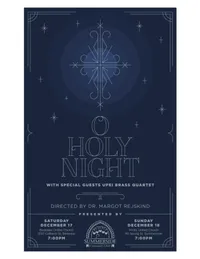 Christmas 2019 concert poster